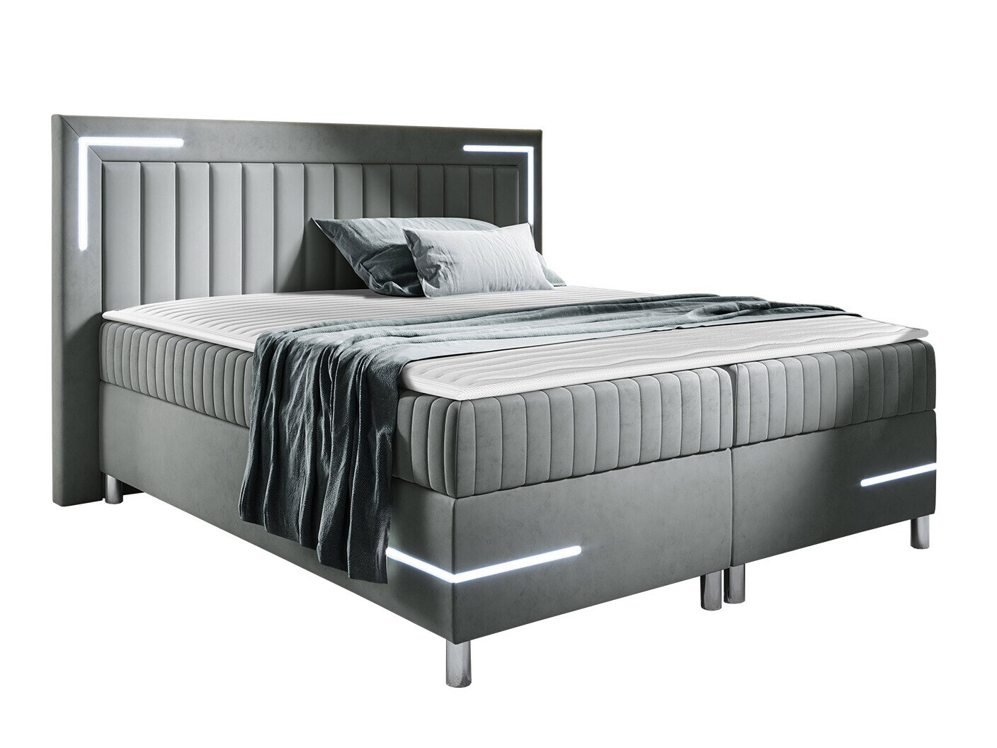Boxspring postelja Baltimore 188 (Velluto 15)