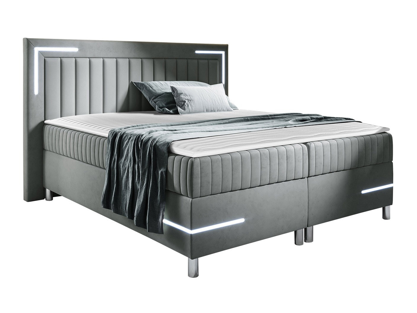 Boxspring postelja Baltimore 188 (Velluto 15)