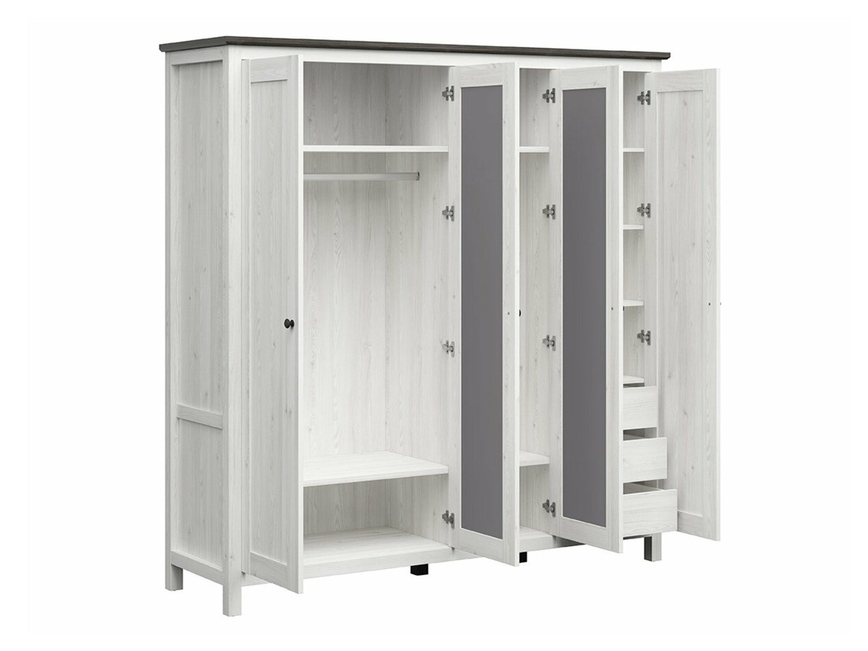 Garderobna omara Sordoro 133 (Svetel sibirski macesen + Larico bor)