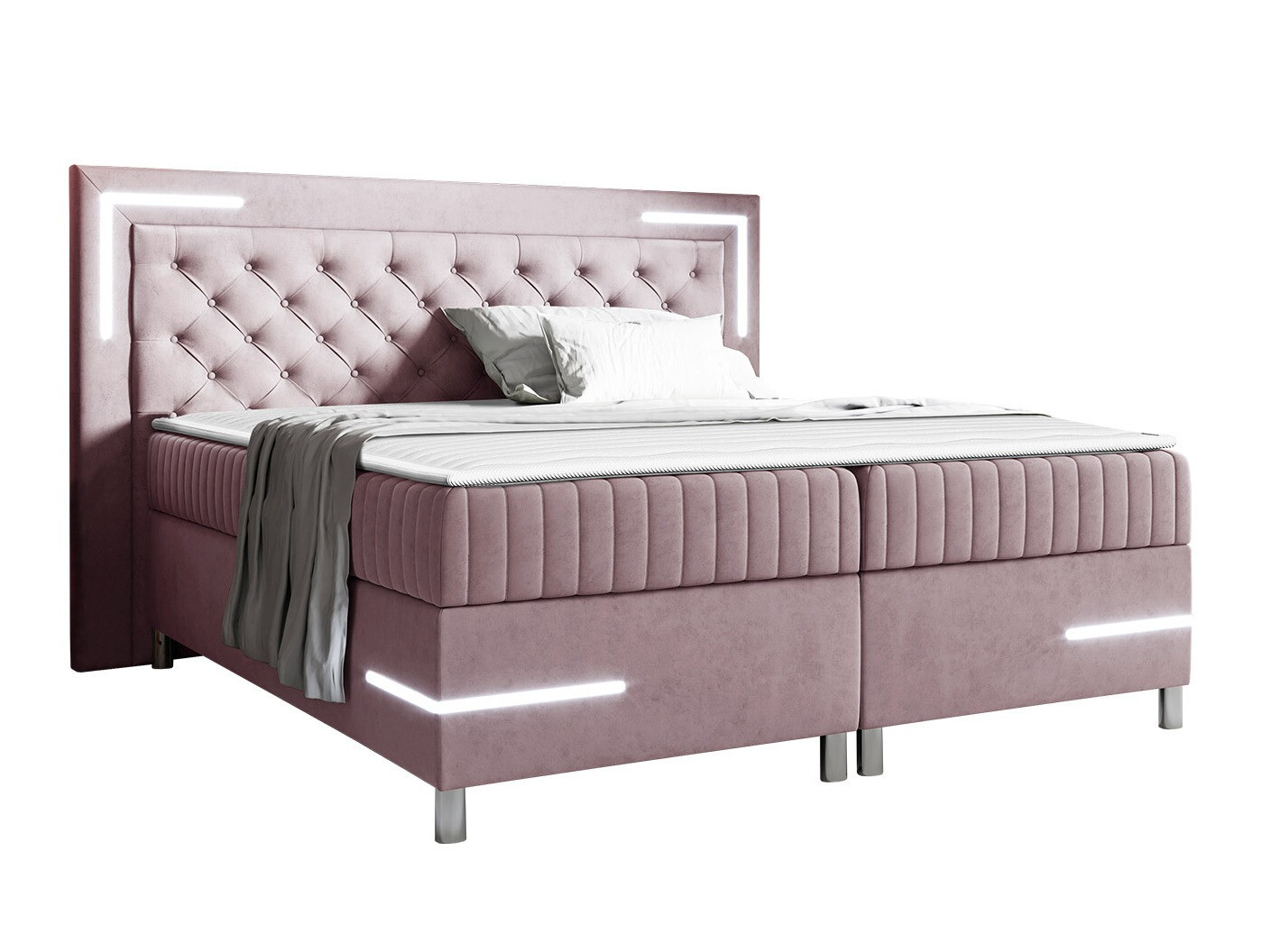 Boxspring postelja Baltimore 189 (Velluto 14)