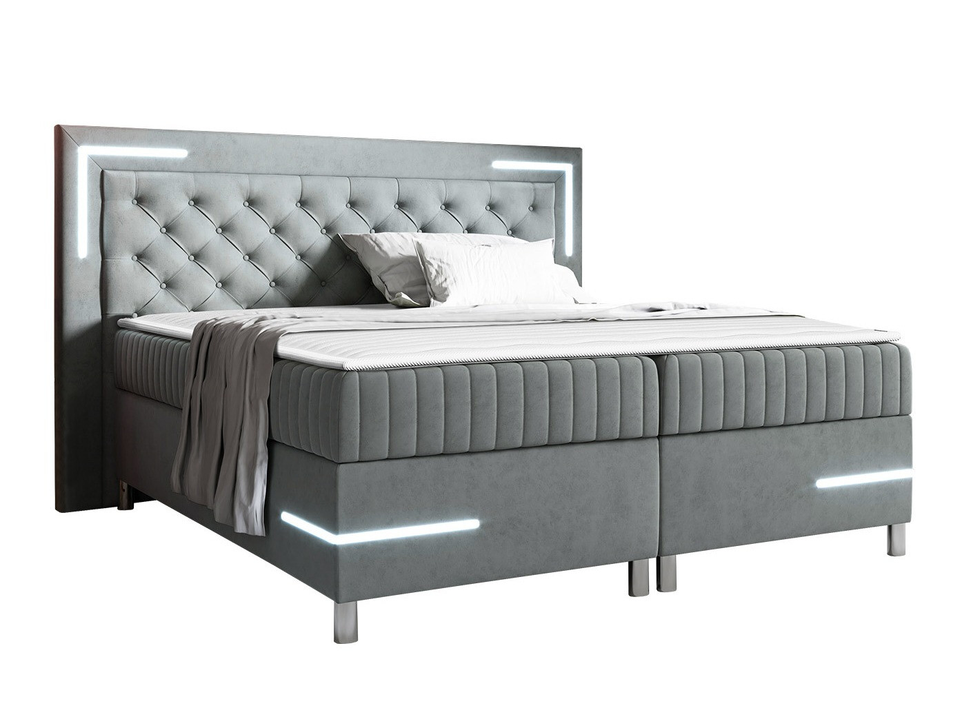 Boxspring postelja Baltimore 189 (Velluto 15)