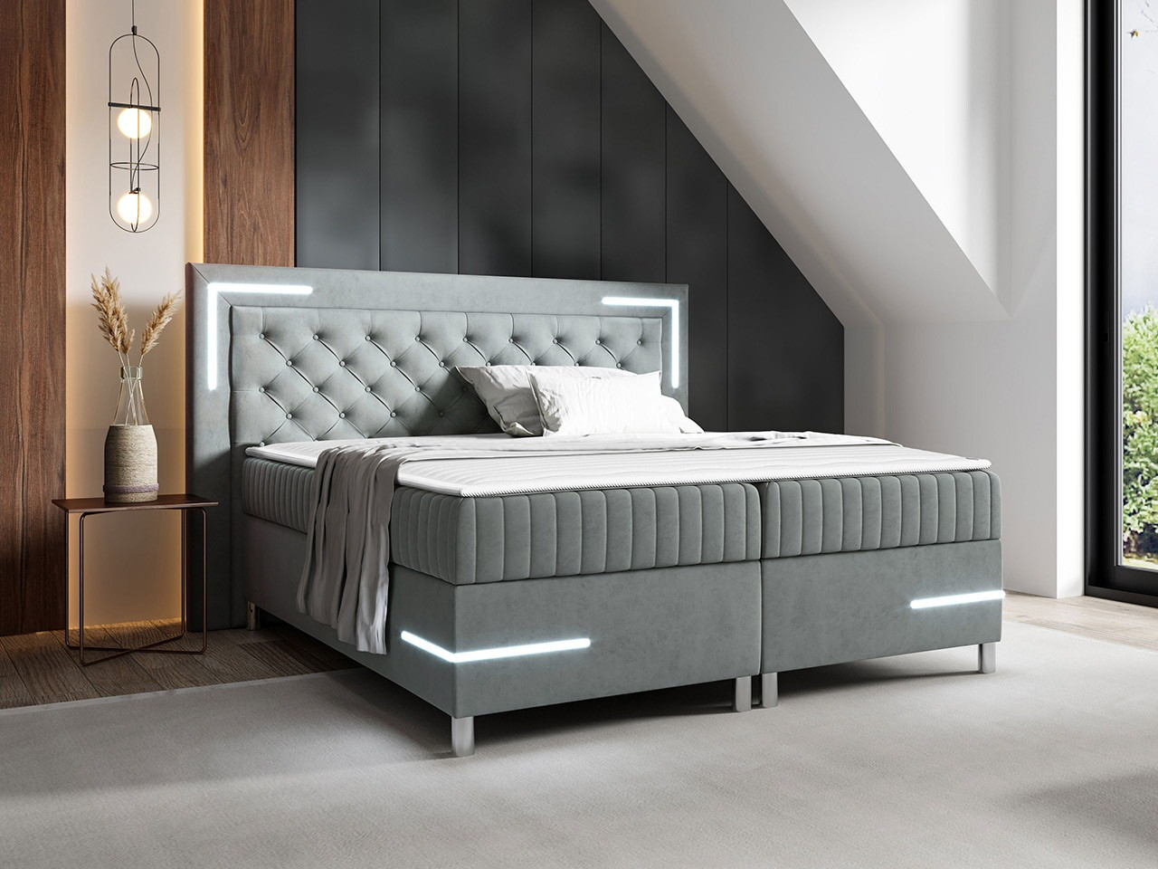 Boxspring postelja Baltimore 189 (Velluto 15)