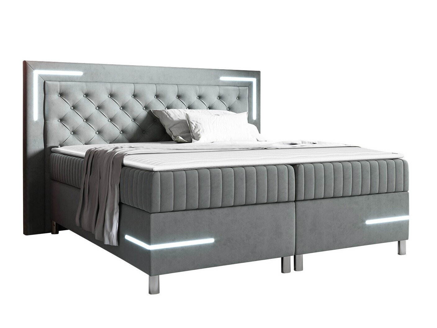 Boxspring postelja Baltimore 189 (Velluto 15)