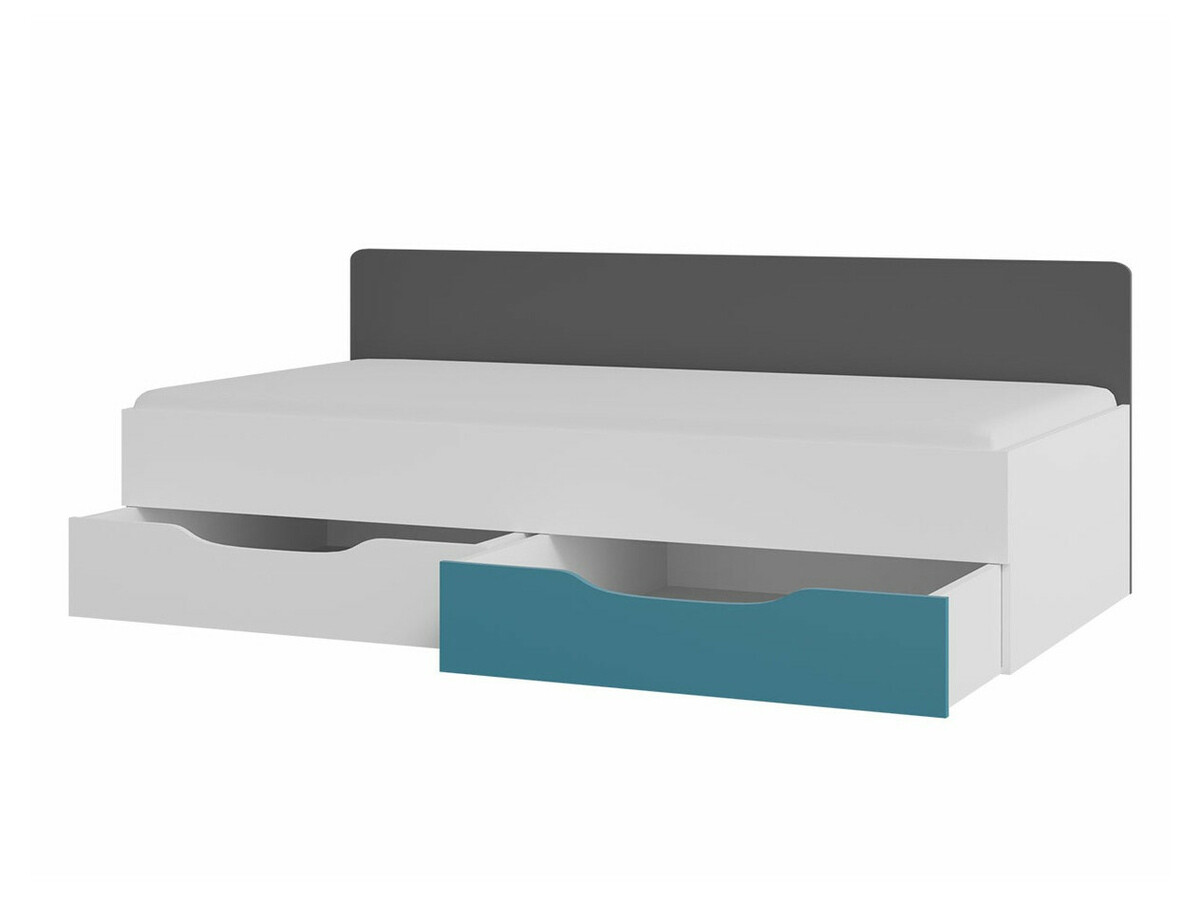 Komplet pohištva za otroško sobo Omaha F126 (Grafit + Siva)
