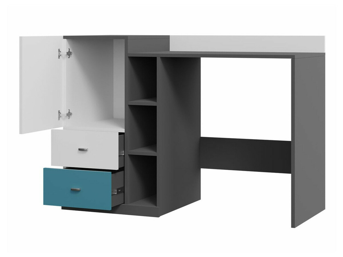 Komplet pohištva za otroško sobo Omaha F128 (Grafit + Siva)