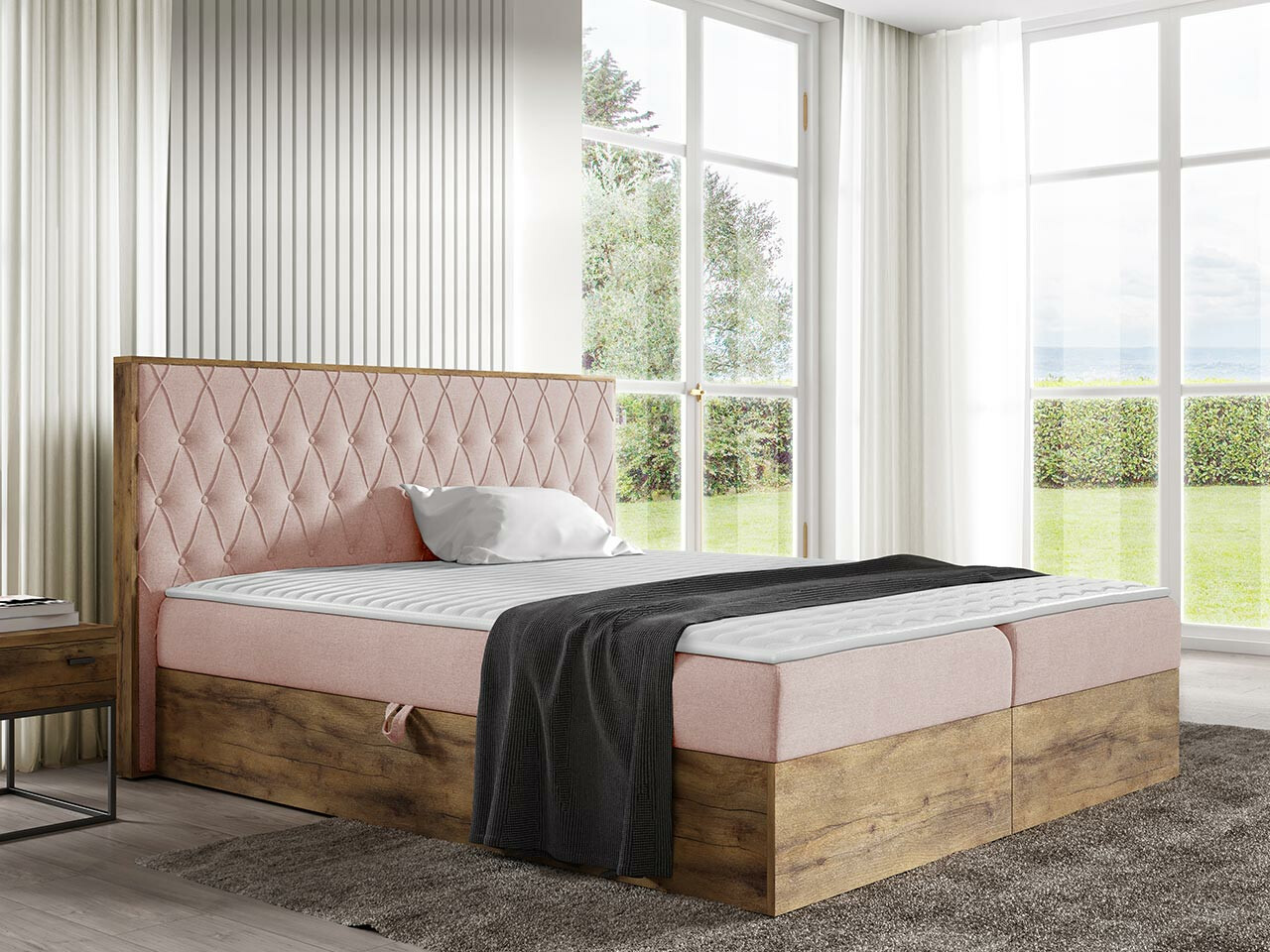 Boxspring postelja Navis II (Faro 14)