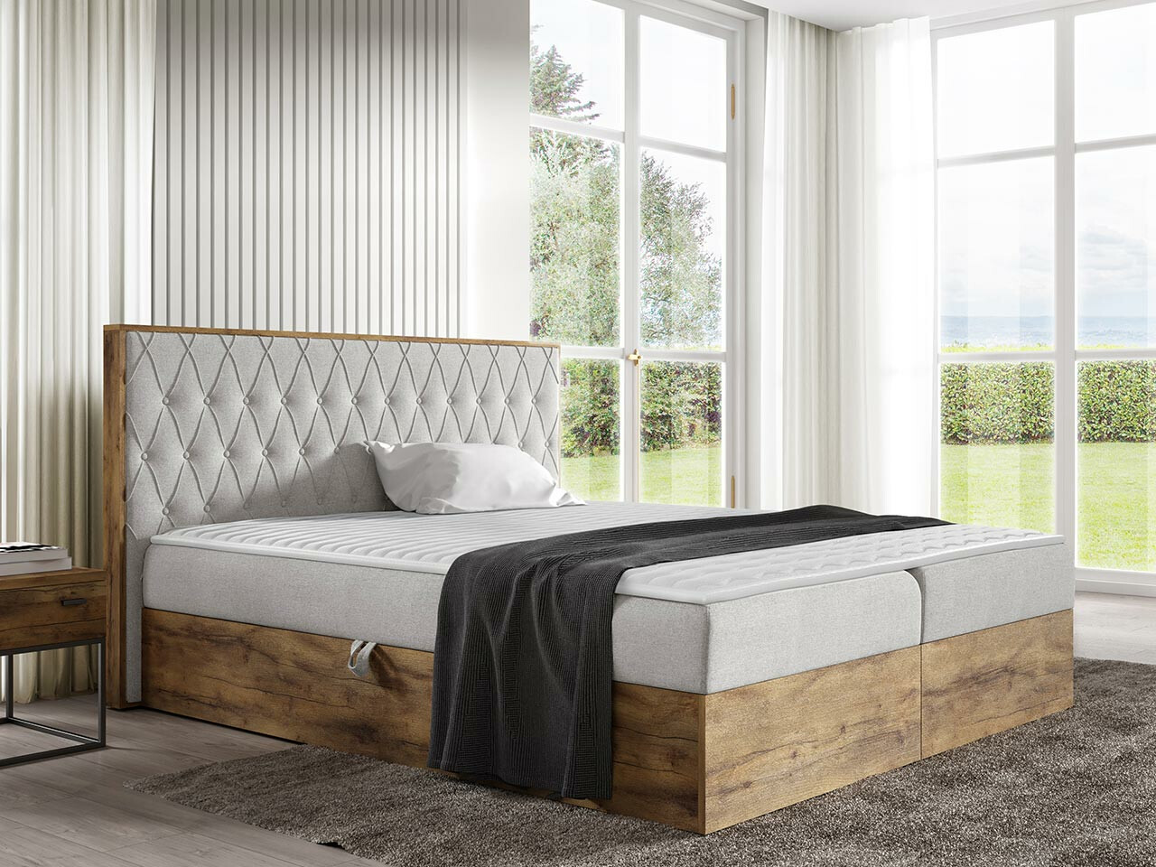 Boxspring postelja Navis II (Faro 16)