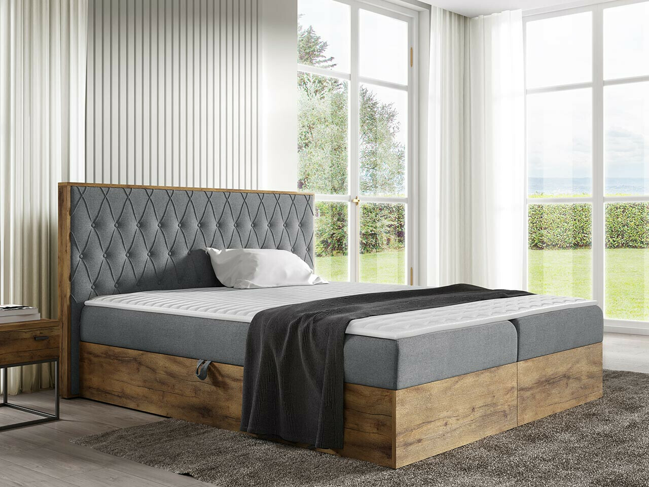 Boxspring postelja Navis II (Faro 4)