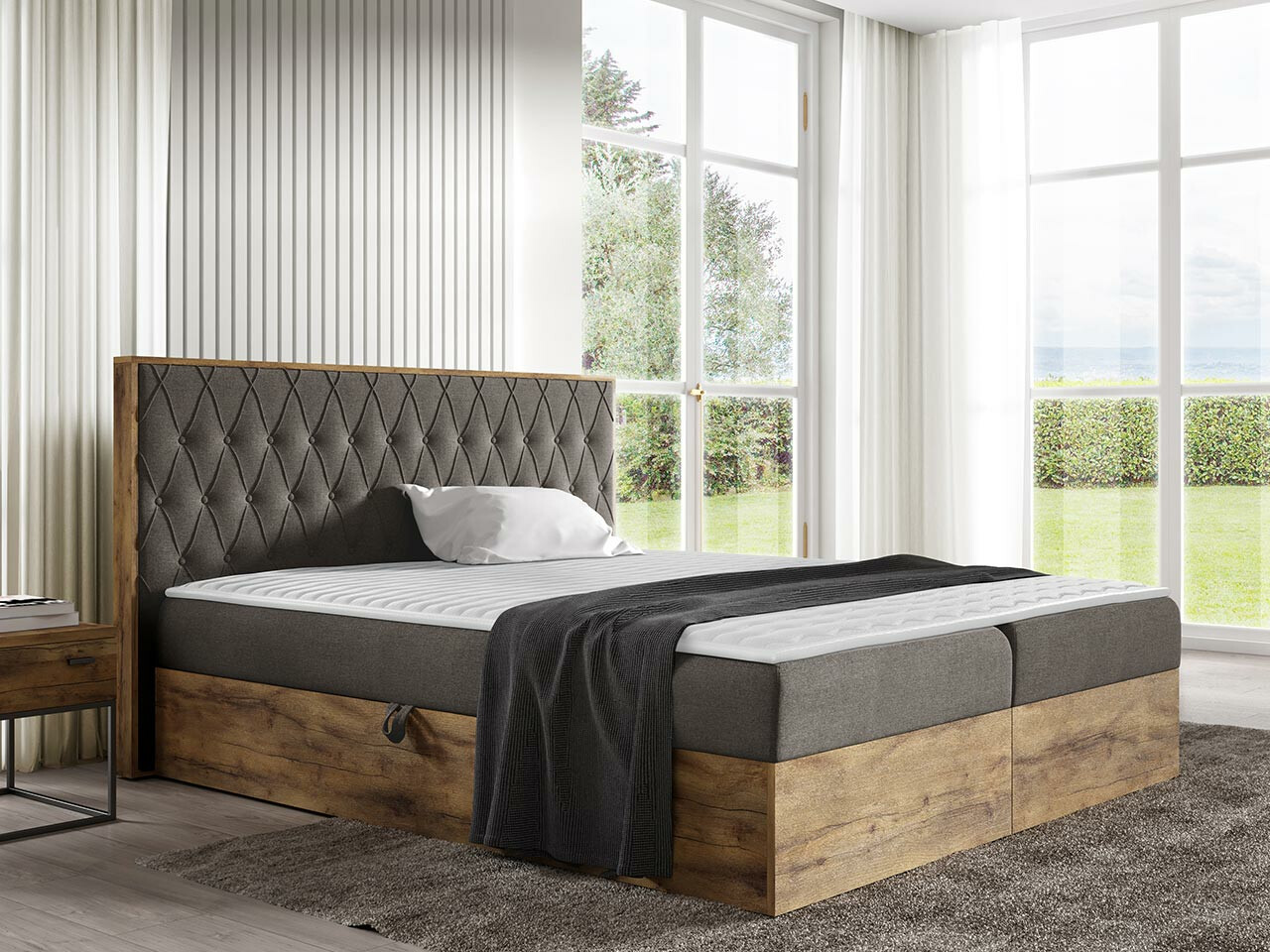 Boxspring postelja Navis II (Faro 5)