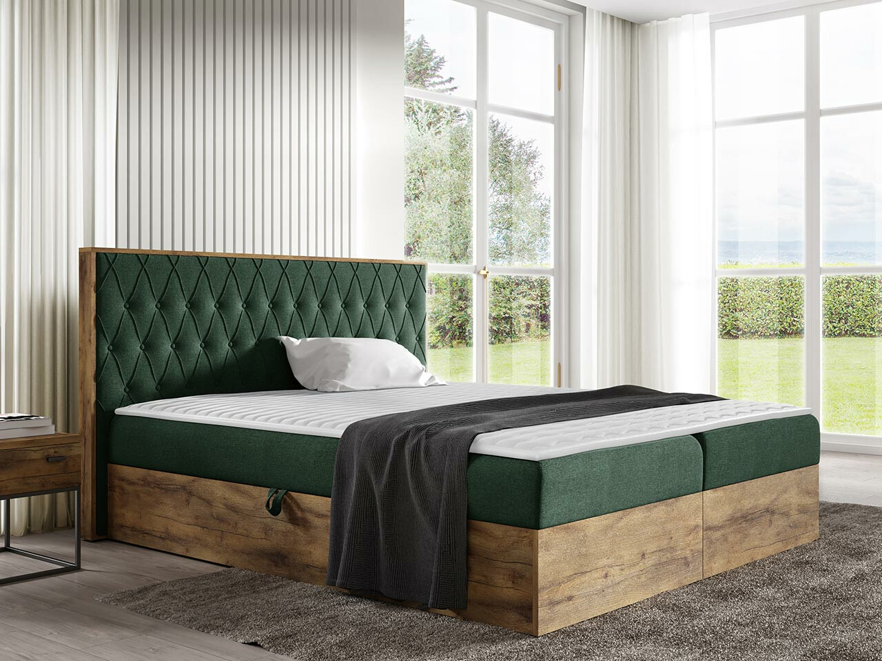 Boxspring postelja Navis II (Faro 7)