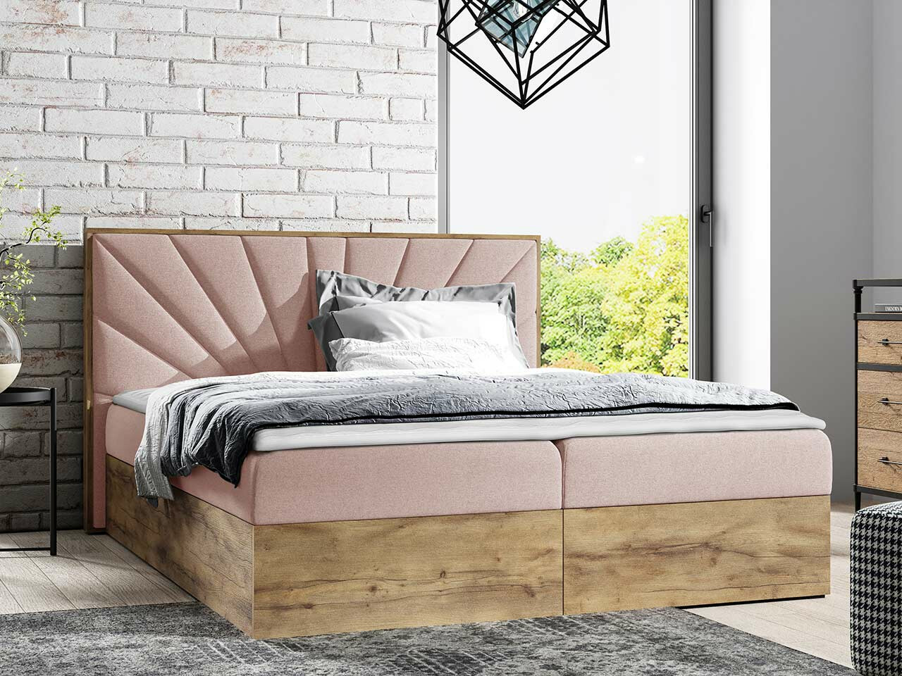 Boxspring postelja Navis (Faro 14)
