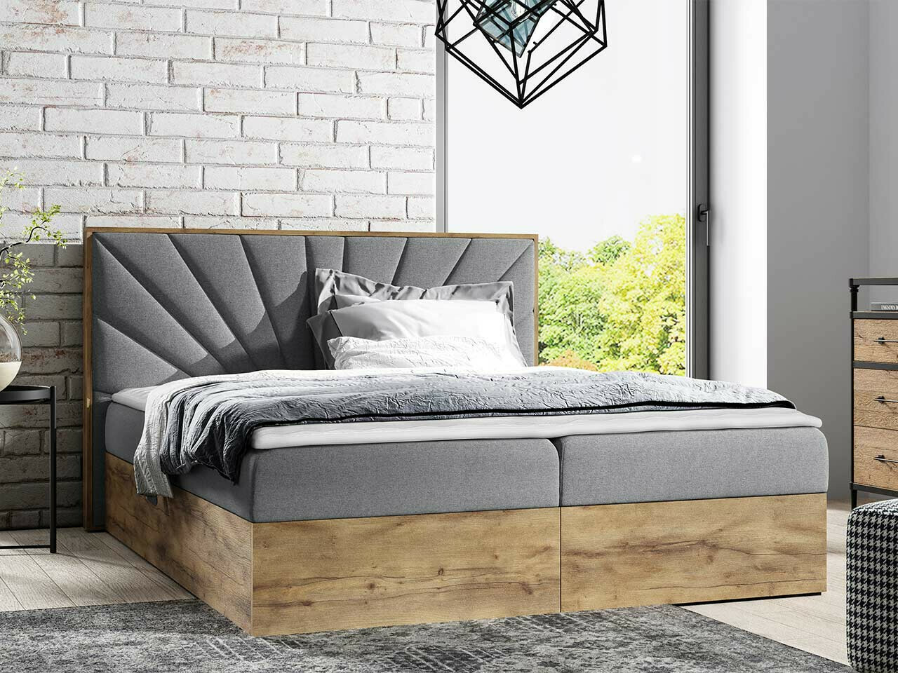 Boxspring postelja Navis (Faro 4)