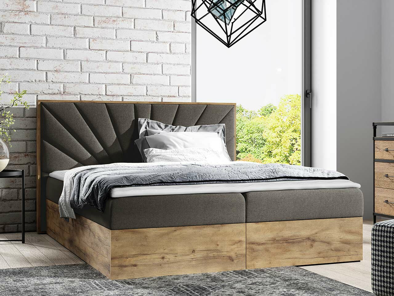 Boxspring postelja Navis (Faro 5)