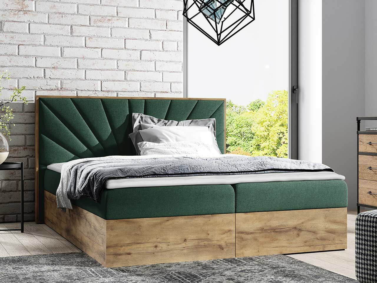 Boxspring postelja Navis (Faro 7)