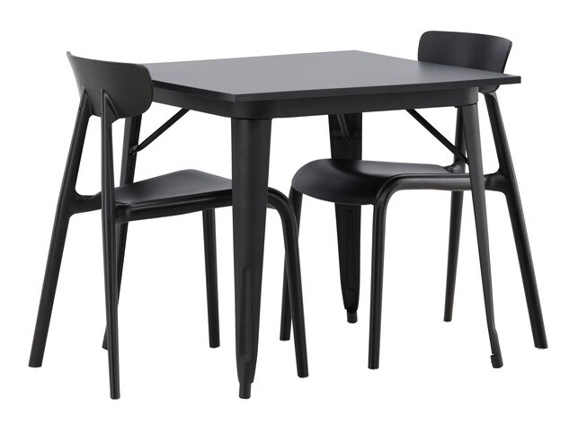 Jedilniški komplet Dallas 3896 (Črna)