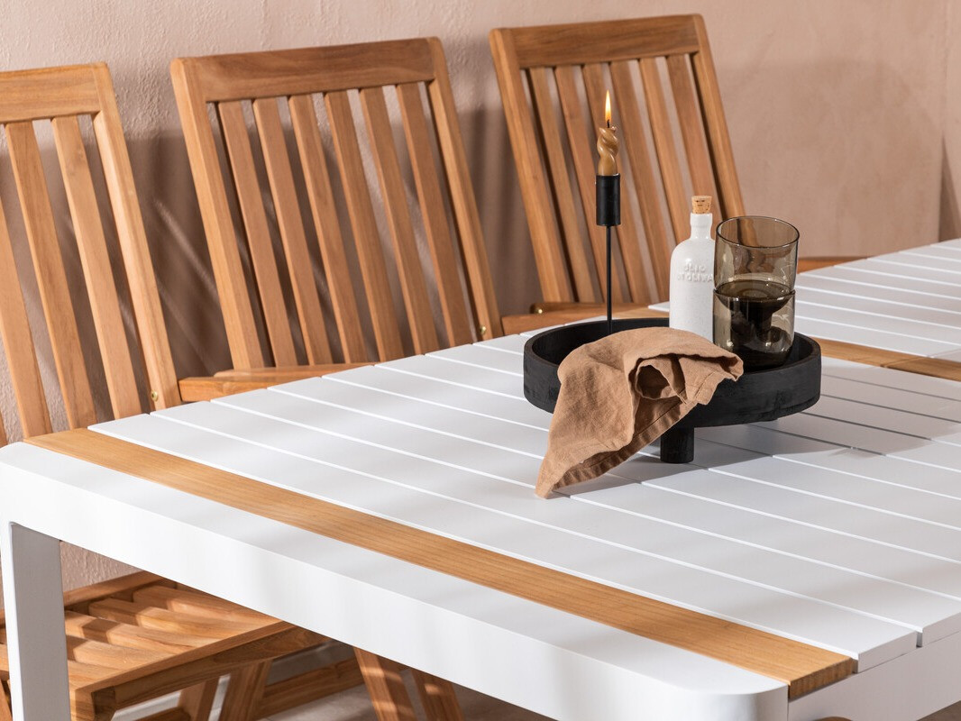 Komplet mize in stolov Dallas 3908