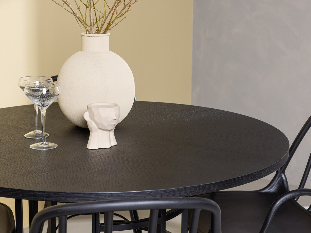 Jedilniški komplet Dallas 3914 (Črna)