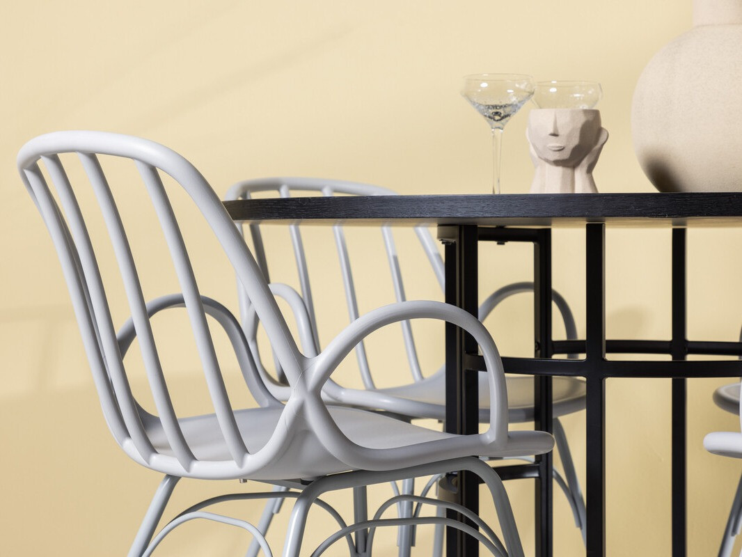 Jedilniški komplet Dallas 3914 (Svetlo siva)