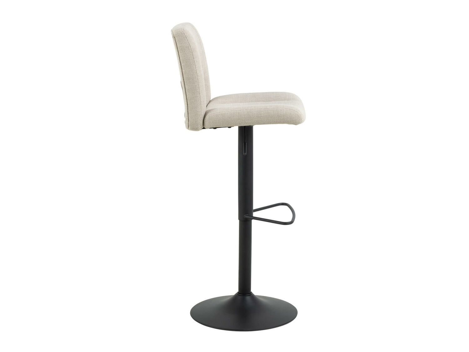 Srednje visok barski stol Norsica 678 (Bež + Črna)