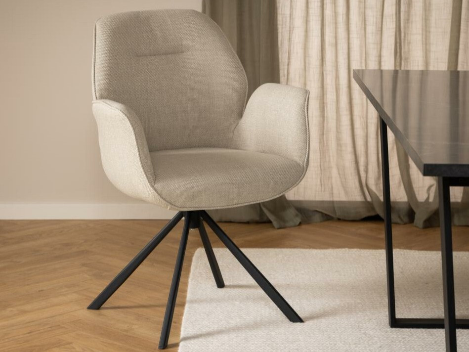 Stol Norsica 392 (Bež + Črna)