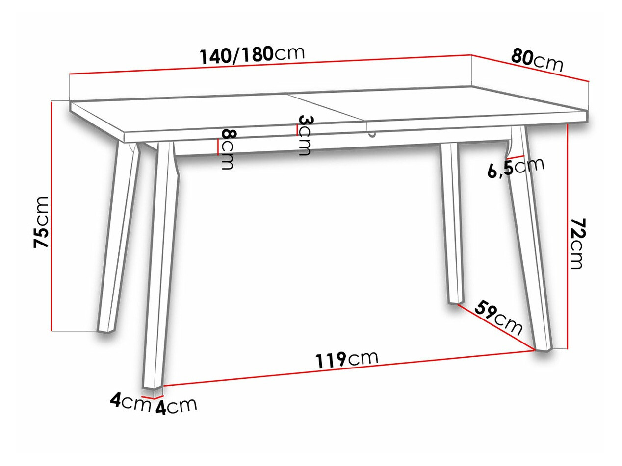 Miza Victorville 129 (Hrast Grandson)