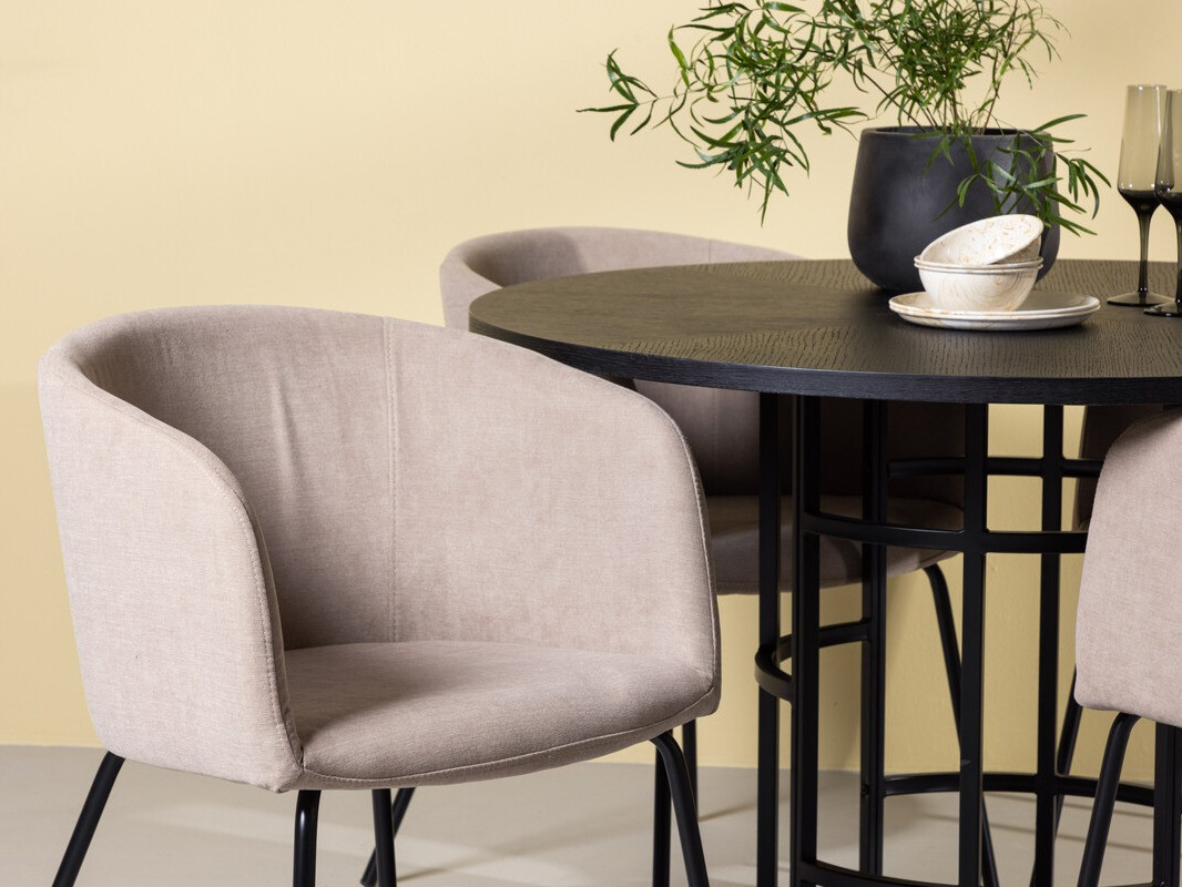 Jedilniški komplet Dallas 3972 (Črna)