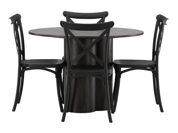 Jedilniški komplet Dallas 3982 (Rjava)