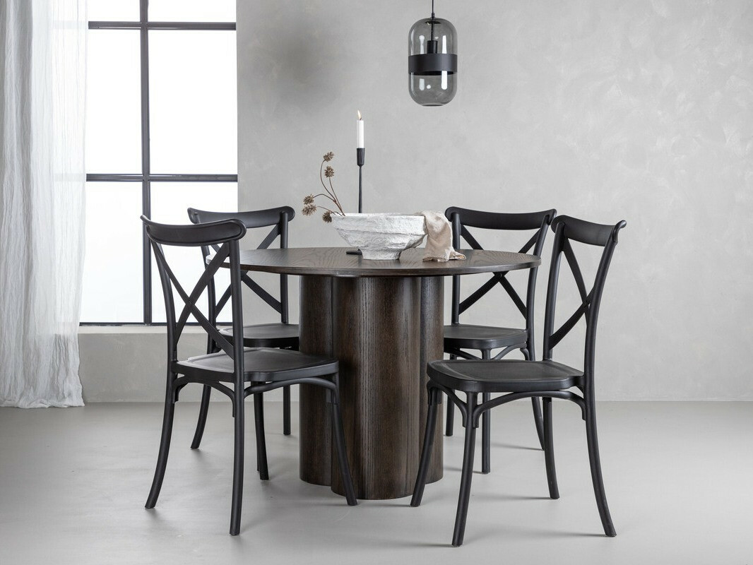 Jedilniški komplet Dallas 3982 (Rjava)