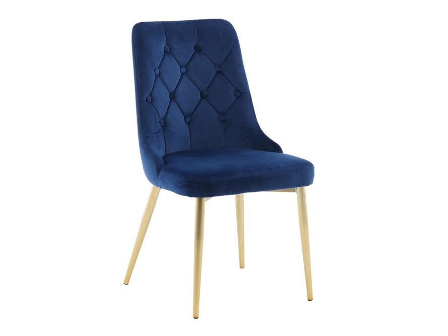 Jedilniški komplet Dallas 1256 (Modra + Zlata)