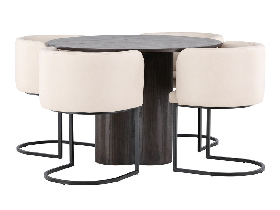 Jedilniški komplet Dallas 3986 (Rjava)