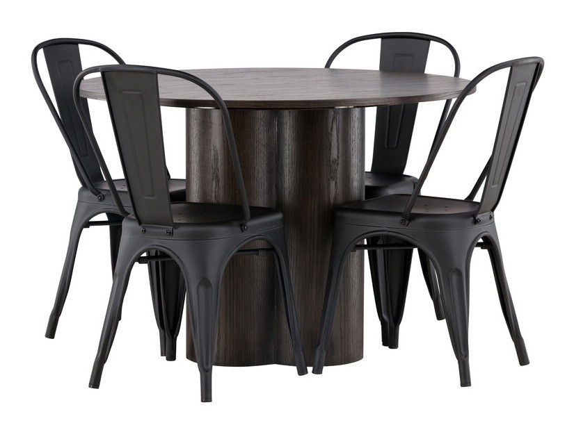 Jedilniški komplet Dallas 3988 (Rjava)