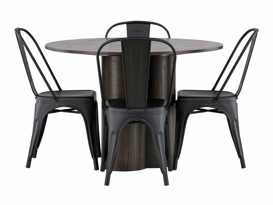 Jedilniški komplet Dallas 3988 (Rjava)