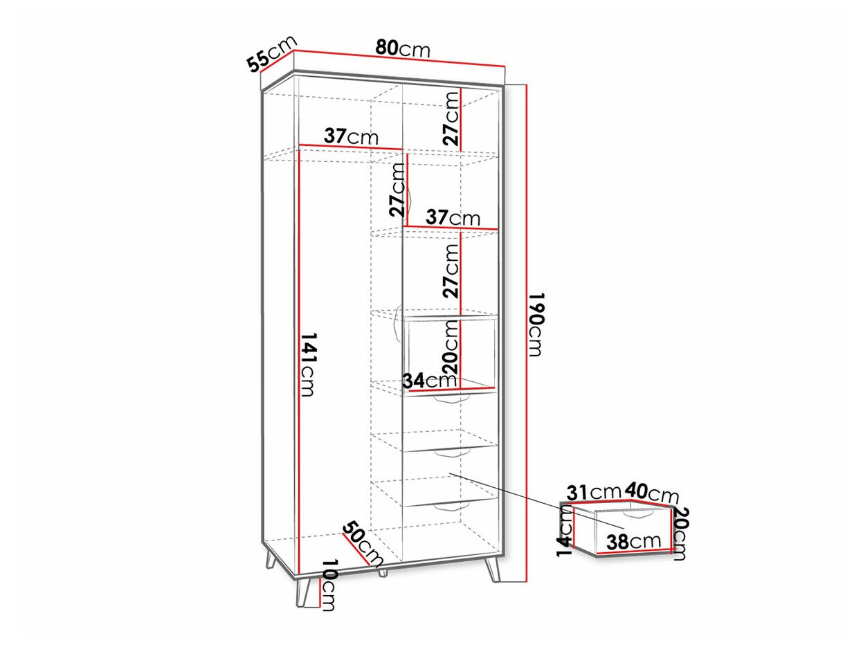 Garderobna omara Domvera 101