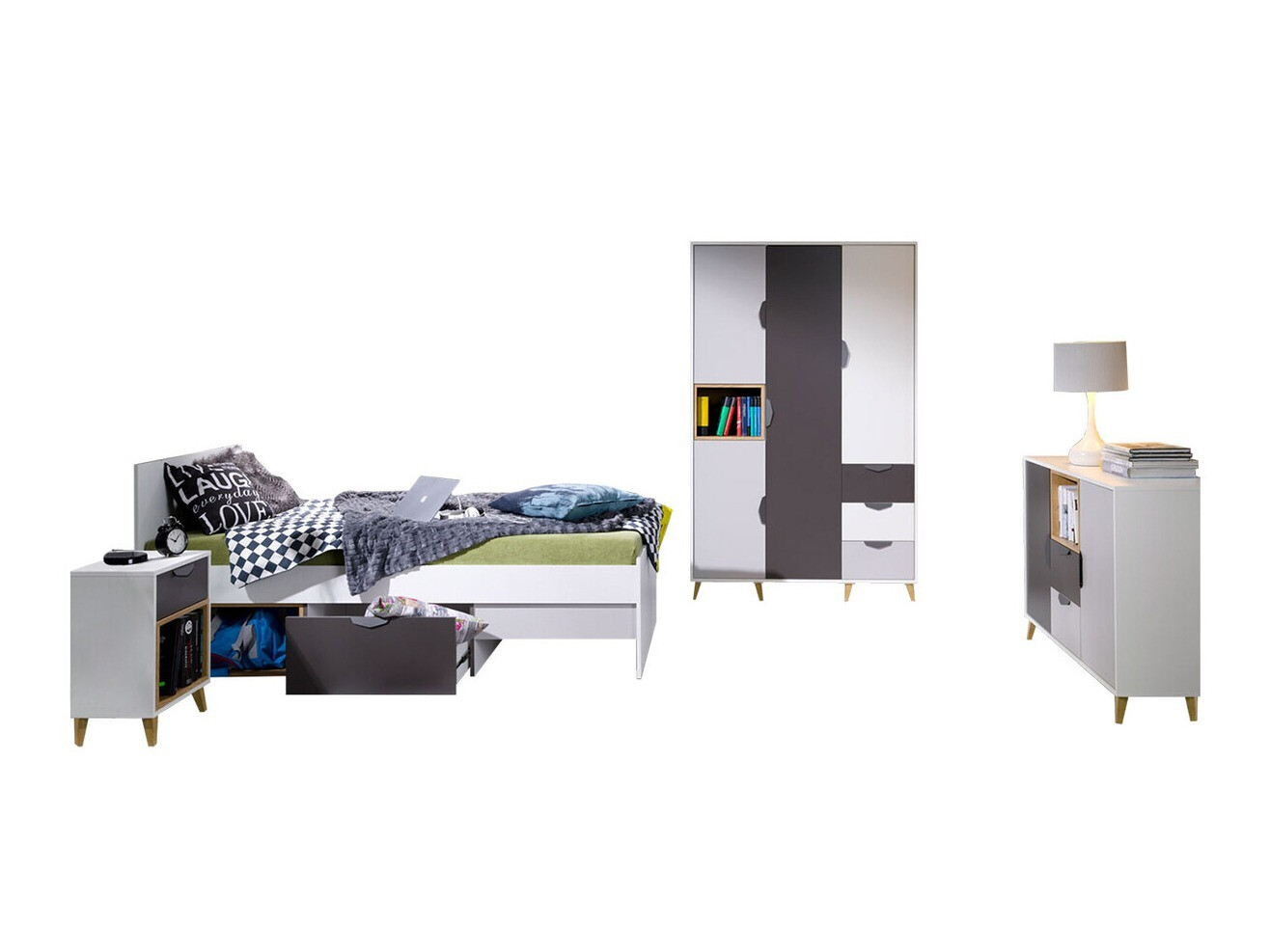 Komplet pohištva za otroško sobo Domvera 116