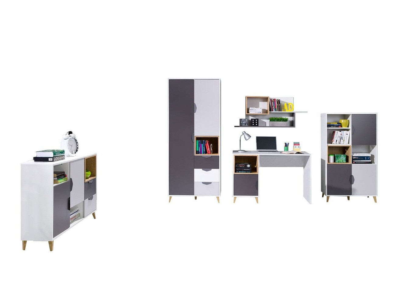 Komplet pohištva za otroško sobo Domvera 117