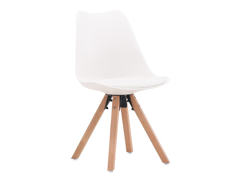 Jedilniški komplet Dallas 4001 (Bela + Svetel les)