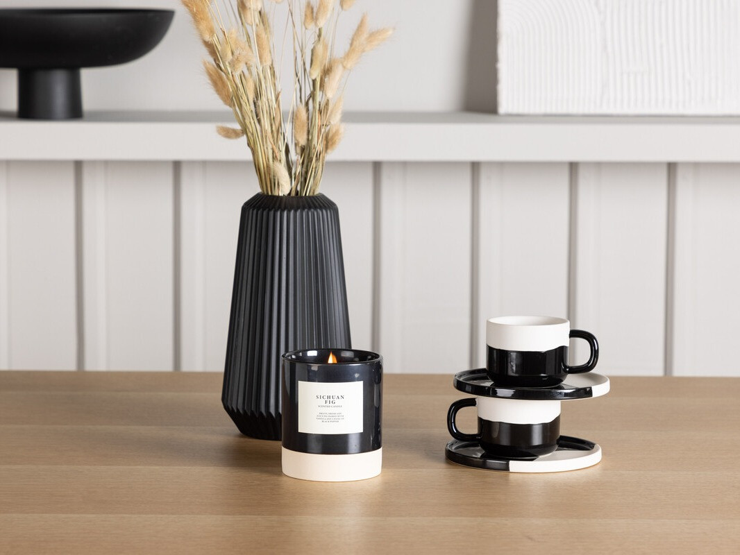 Jedilniški komplet Dallas 4001 (Bela + Svetel les)