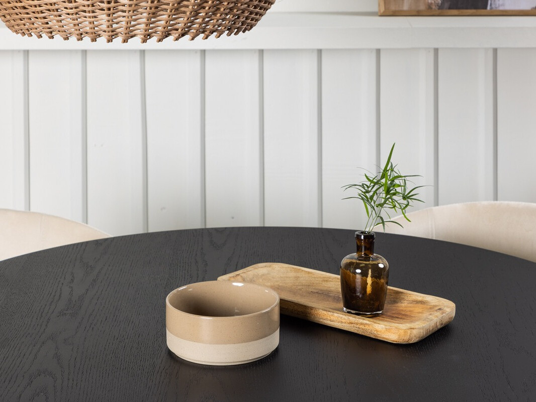 Jedilniški komplet Dallas 4006 (Krema + Črna)