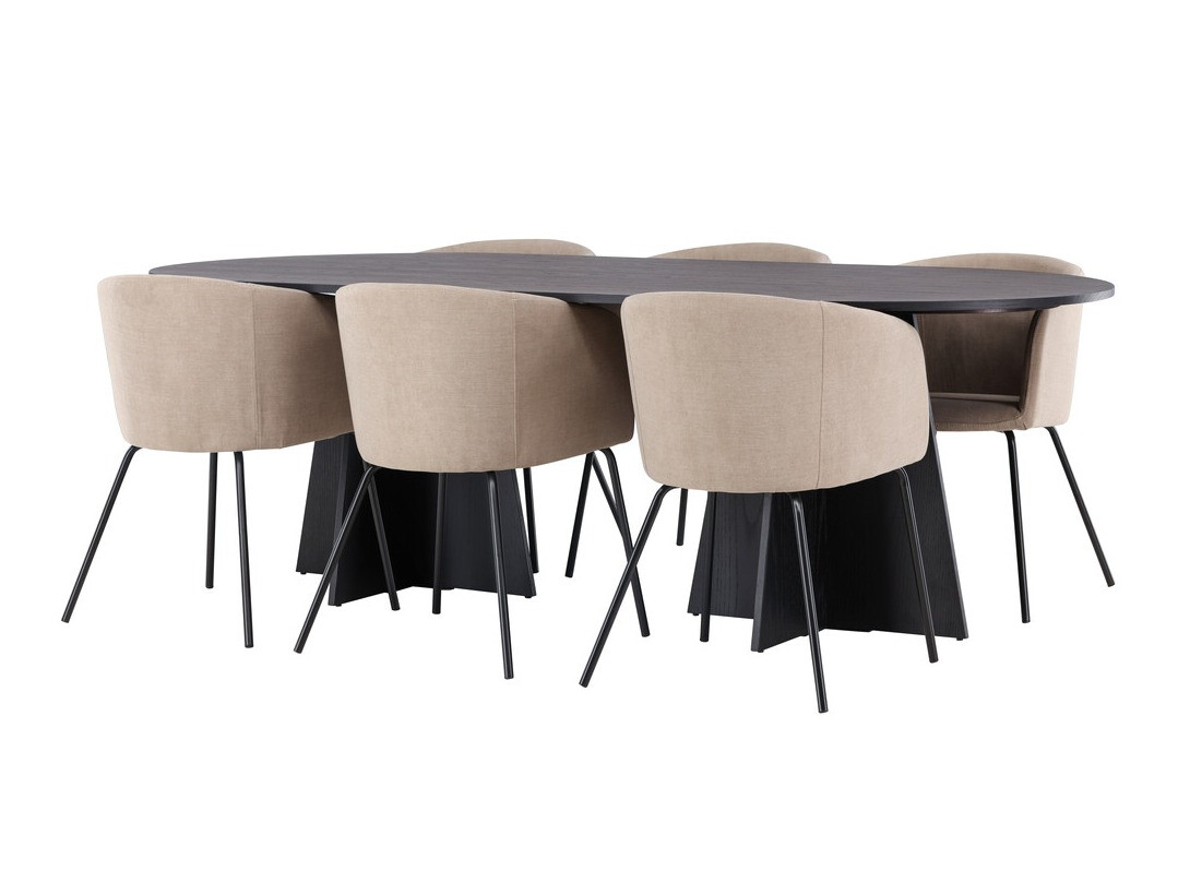 Jedilniški komplet Dallas 4019 (Bež)