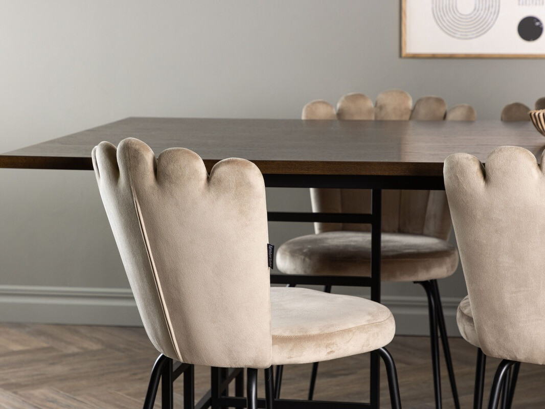 Jedilniški komplet Dallas 4042 (Rjava + Črna)