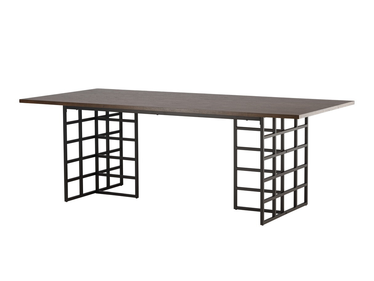 Jedilniški komplet Dallas 4043 (Rjava + Črna)