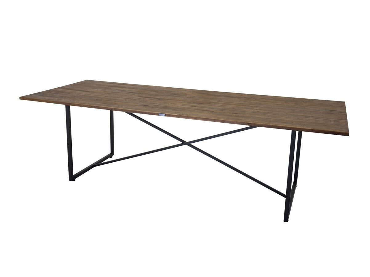 Jedilniški komplet Dallas 4076 (Črna + Oreh)