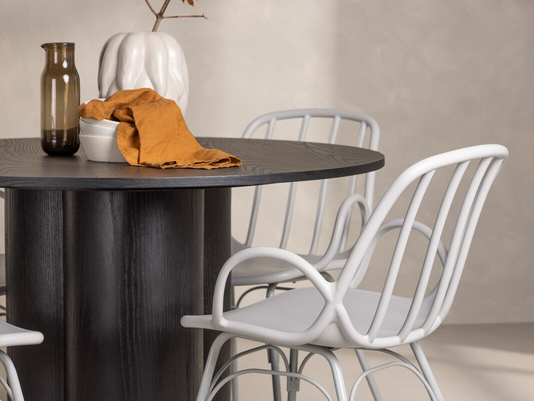 Jedilniški komplet Dallas 4077 (Svetlo siva)