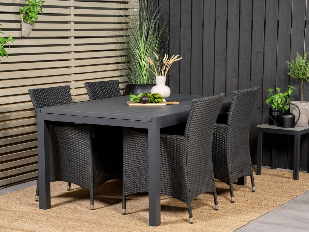 Vrtna miza Dallas 2813 (Črna)