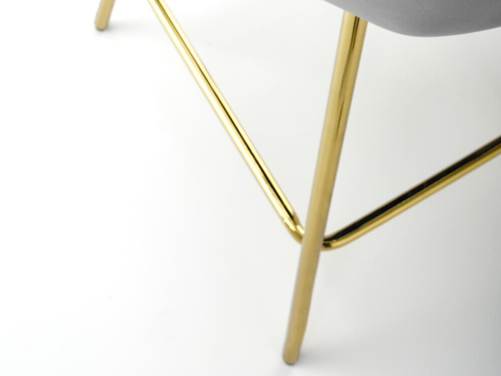 Barski stol Houston 1461 (Siva + Zlata)