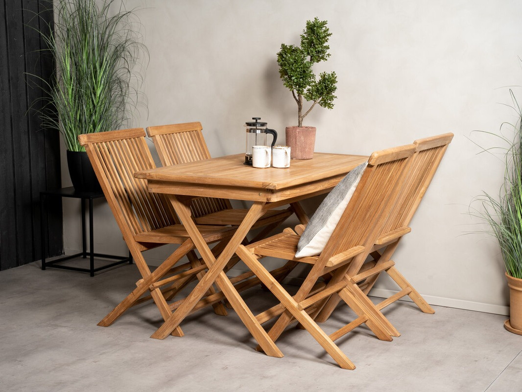 Komplet mize in stolov Dallas 4082