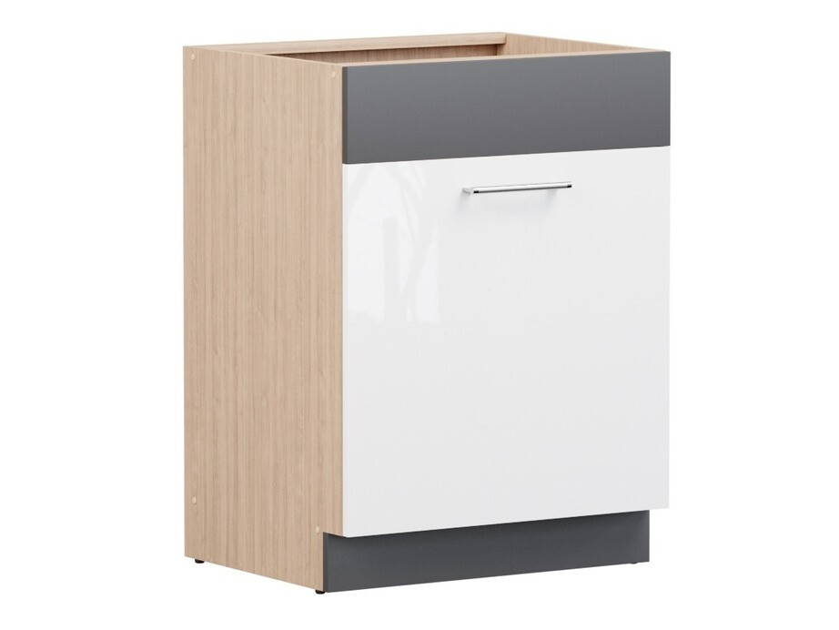 Modularna omarica za pomivalno korito z vrati Mode White 115