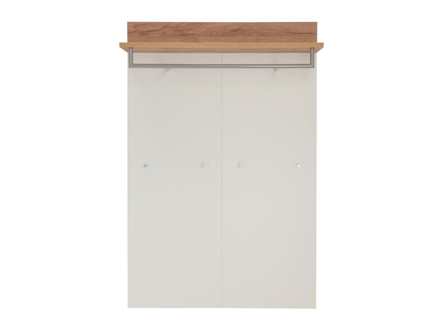 Obešalnik Nuveno 103 (Bela + Navarra hrast)