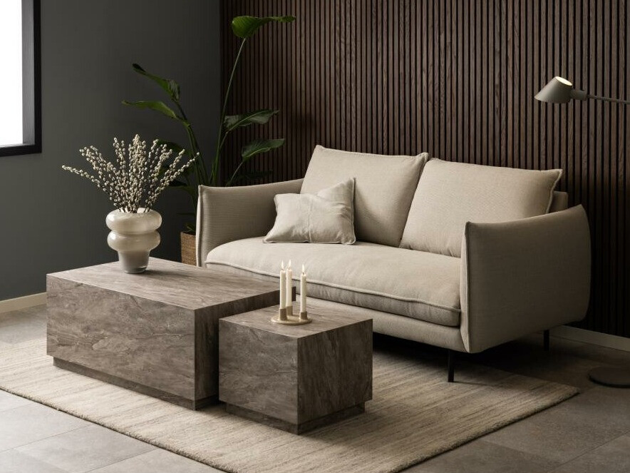 Komplet klubskih mizic Norsica 894 (Sivi marmor)