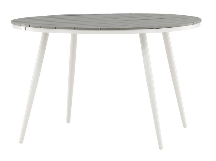 Komplet mize in stolov Dallas 4089 (Siva + Bela)